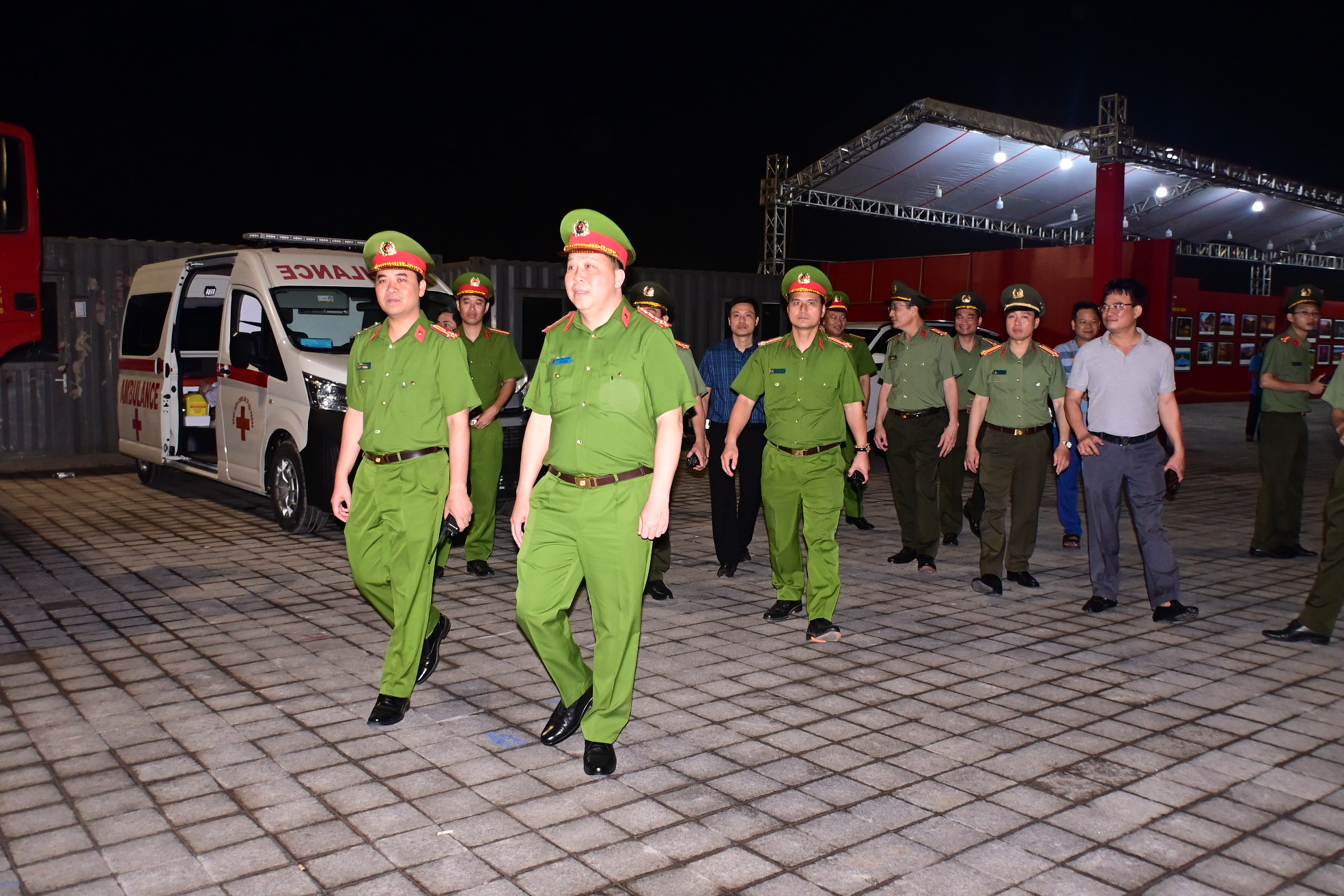 Phối hợp chặt chẽ đảm bảo an ninh, trật tự buổi tổng duyệt chương trình nghệ thuật đêm hội “Hải Phòng – Bừng sáng miền di sản”